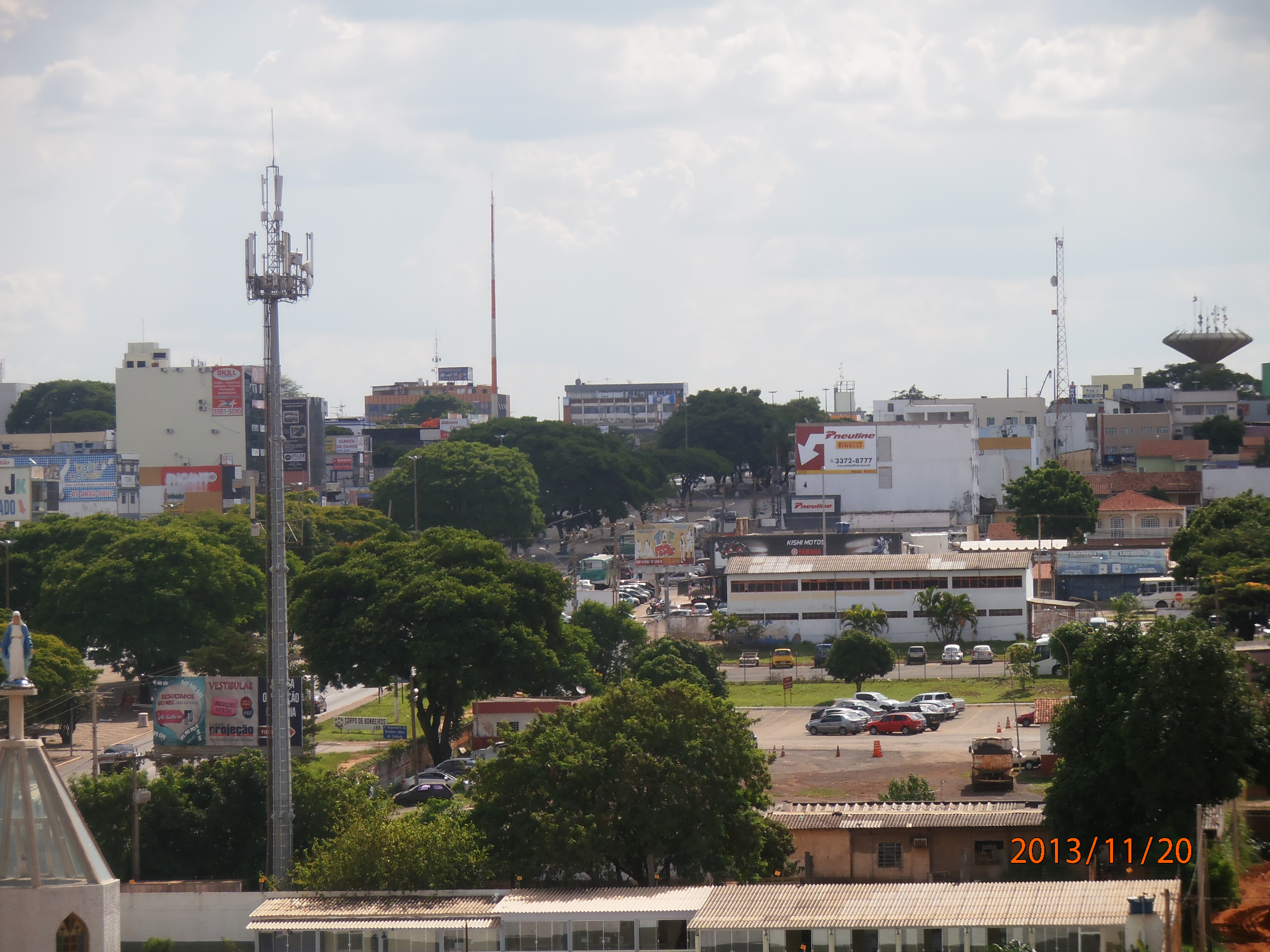 Vista do centro comercial de Ceilândia